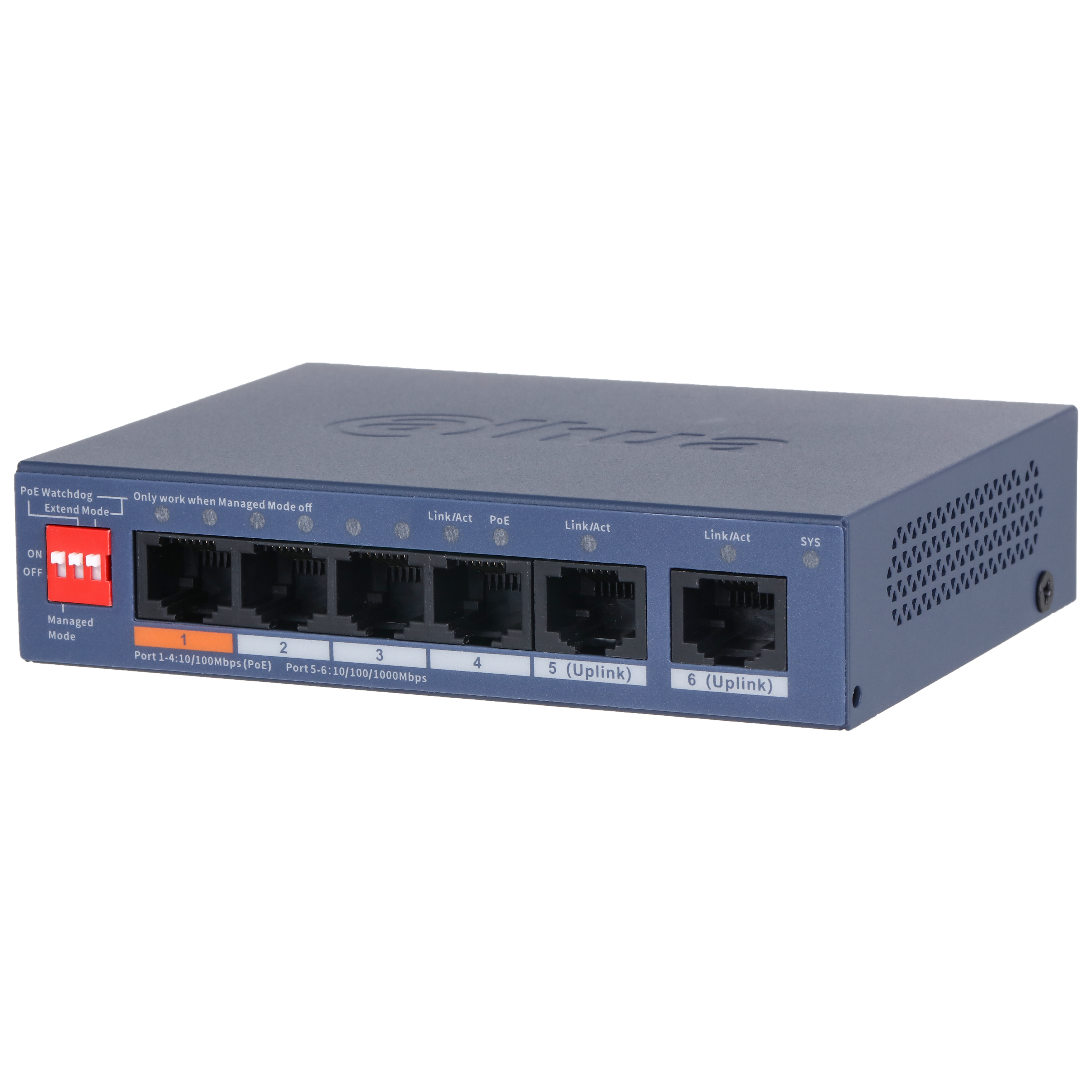 Switch POE Dahua para CCTV Red SSTT - CS4006-4ET2GT-60