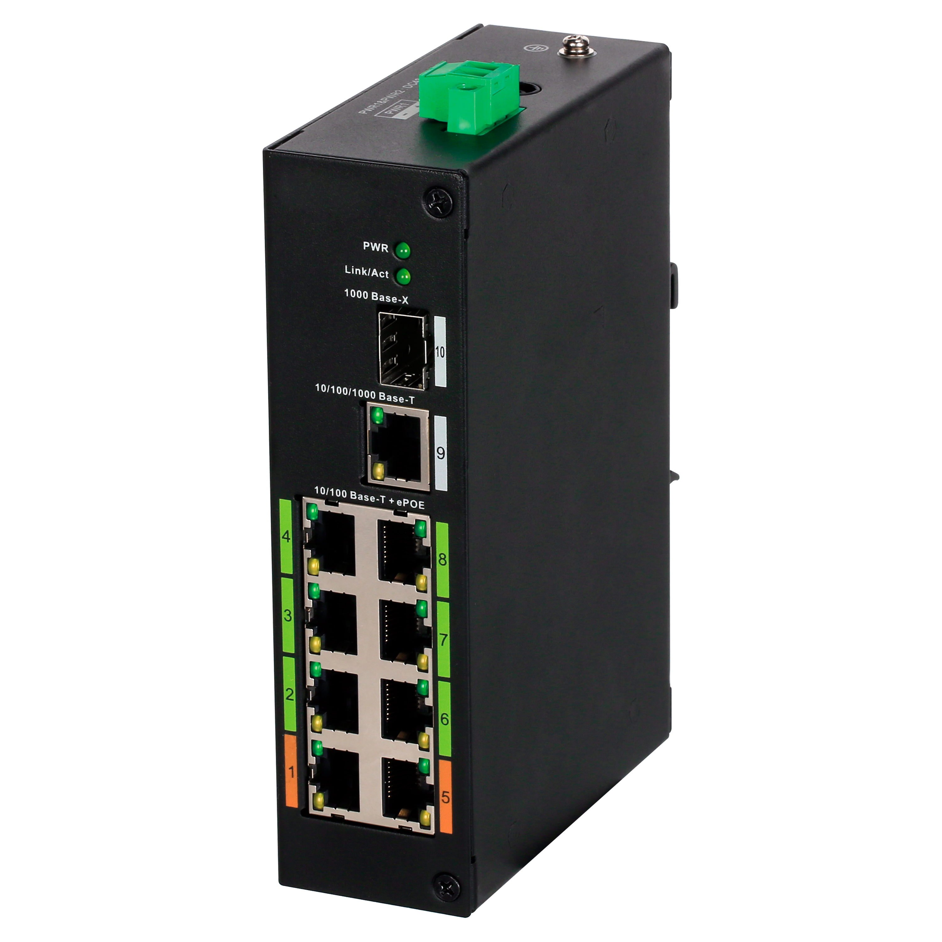 Switch POE Dahua para CCTV Red SSTT - LR2110-8ET-120