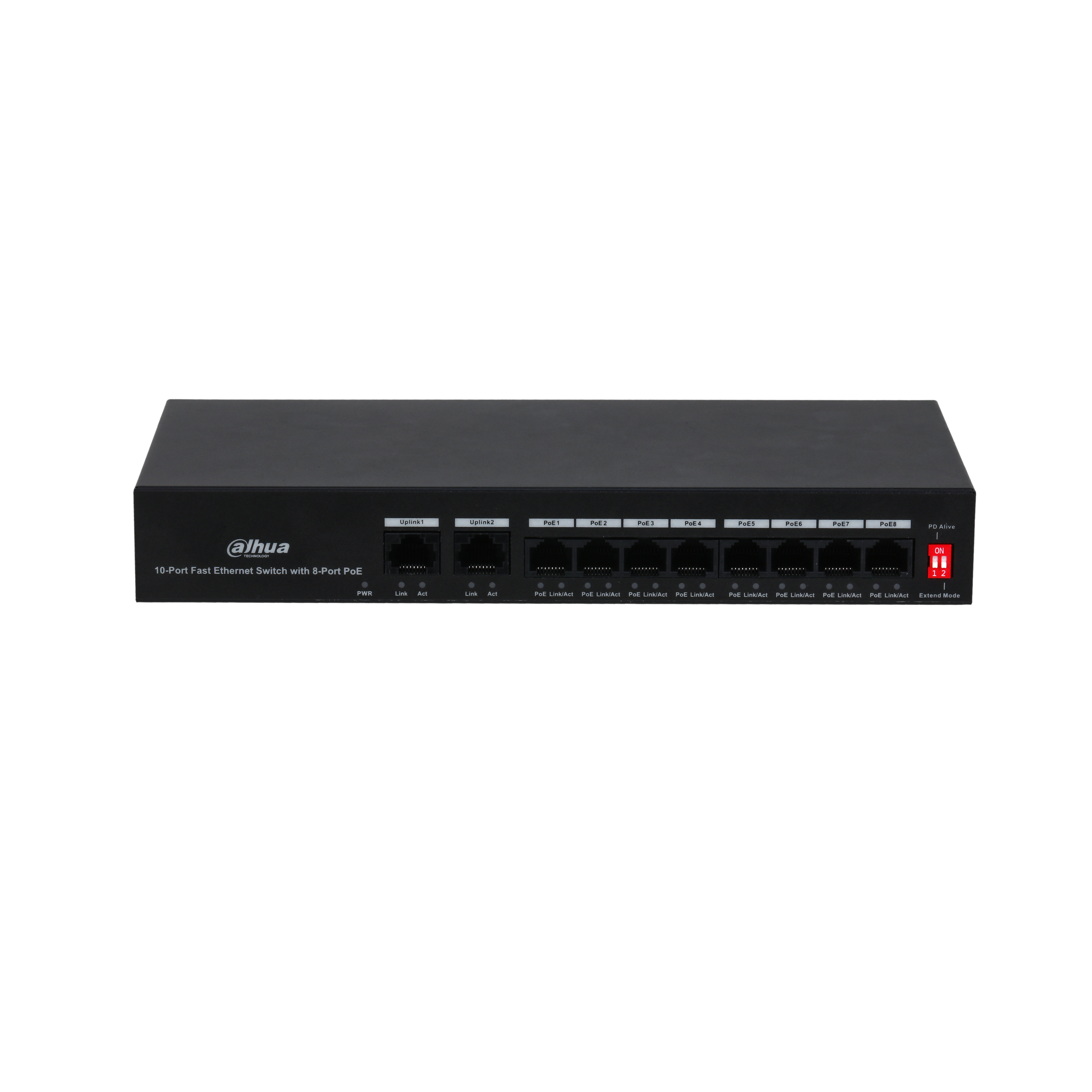 Switch POE Dahua para CCTV Red SSTT - PFS3010-8ET-65