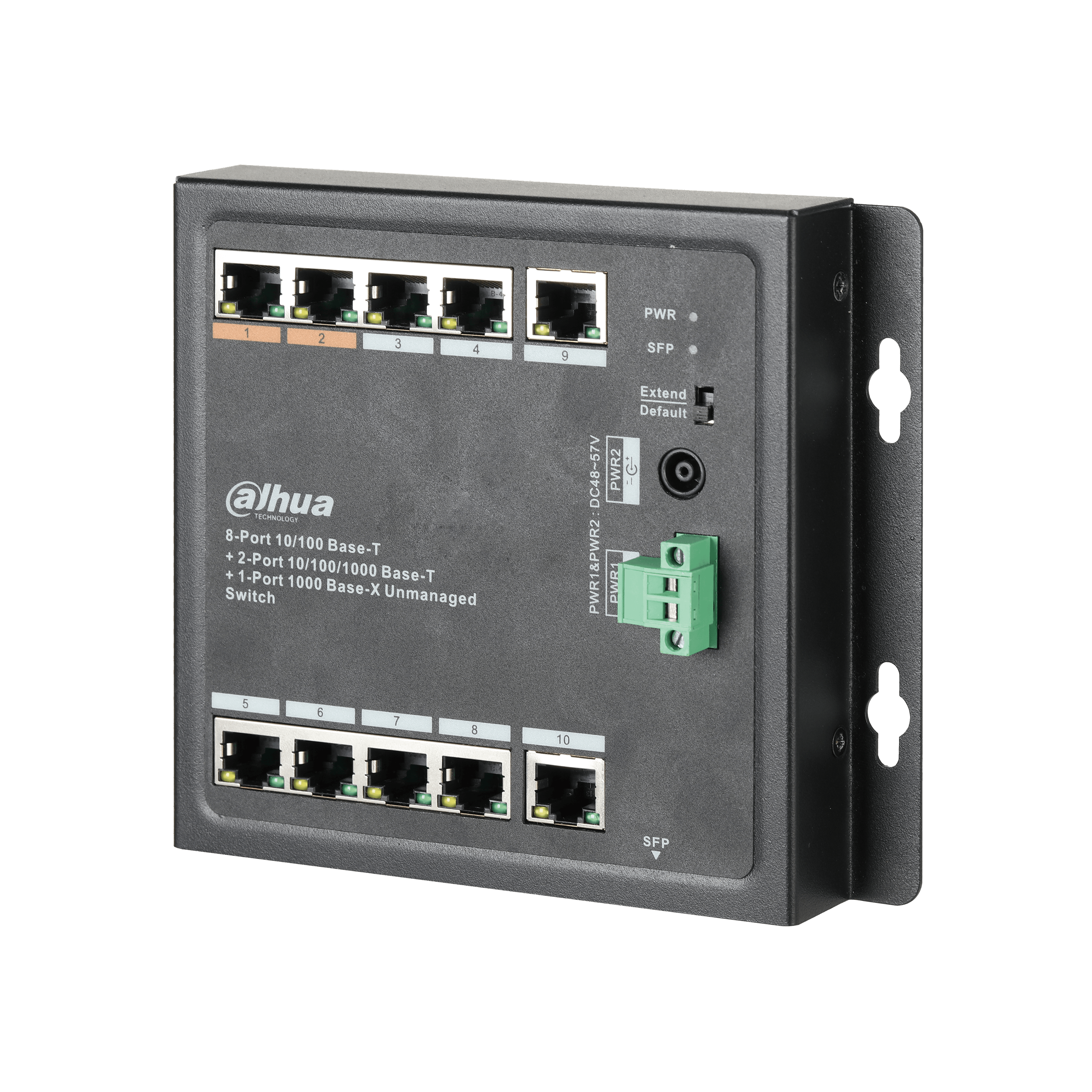 Switch POE Dahua para CCTV Red SSTT - PFS3111-8ET-96-F