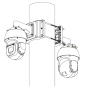 Soportes para camaras de seguridad CCTV - PFA153A - Imagen referencial