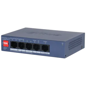 Switch POE Dahua para CCTV Red SSTT - CS4005-4ET1GT-36 - Imagen referencial