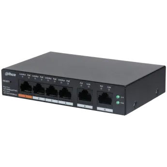 Switch POE Dahua para CCTV Red SSTT - CS4006-4ET-60 - Imagen referencial