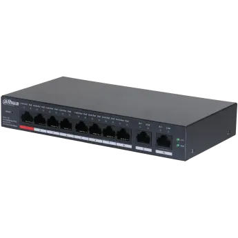 Switch POE Dahua para CCTV Red SSTT - CS4010-8ET-60 - Imagen referencial