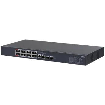 Switch POE Dahua para CCTV Red SSTT - CS4218-16ET-135 - Imagen referencial