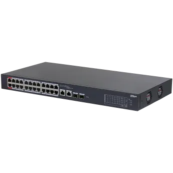 Switch POE Dahua para CCTV Red SSTT - CS4228-24GT-240 - Imagen referencial