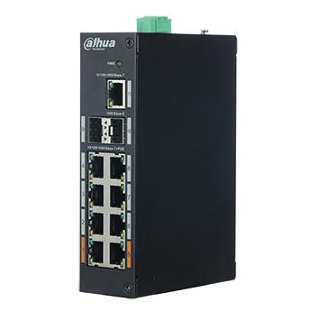 Switch POE Dahua para CCTV Red SSTT - DHI-PFS3211-8GT-120 - Imagen referencial