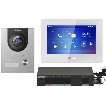 Dahua kit de videoporteros para Cámaras seguridad HDCVI SSTT - KTP04(F) - Imagen referencial