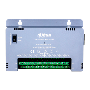 Fuentes de poder switching DC 12v para Cámaras seguridad SSTT - PFM344D-20CH-EN - Imagen referencial